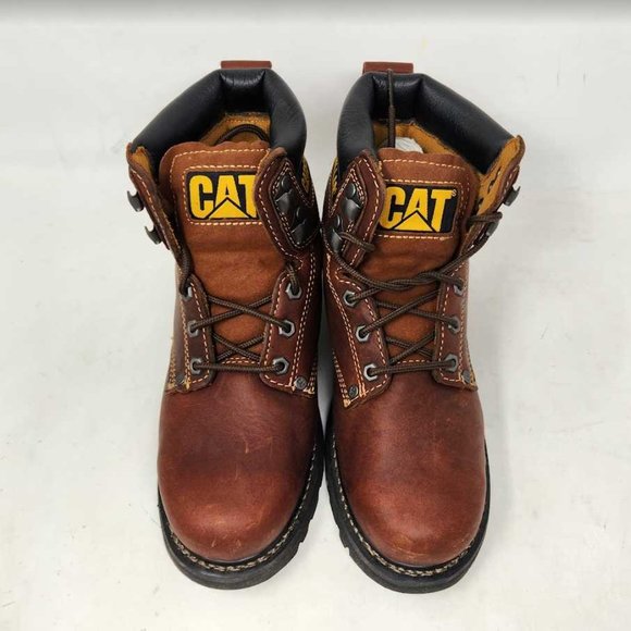 Men\'s 6.5W Cat Footwear Second Shift soft toe construction boots 6.5 Wide main image 4